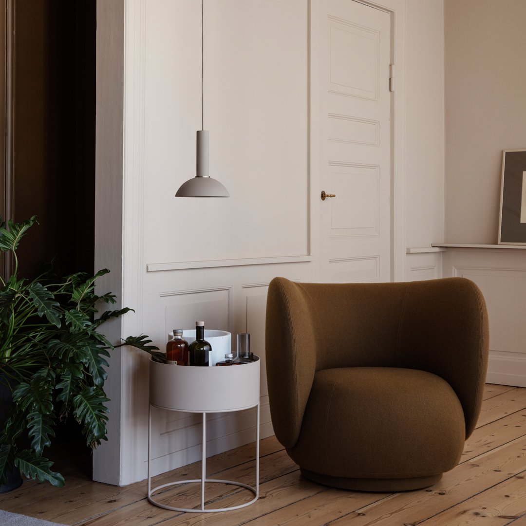 Ferm Living Hoop Shade Collection - Modern Pendant Lighting for Living Room, Bedroom & Dining Room | Stylish Scandinavian Design Home Decor