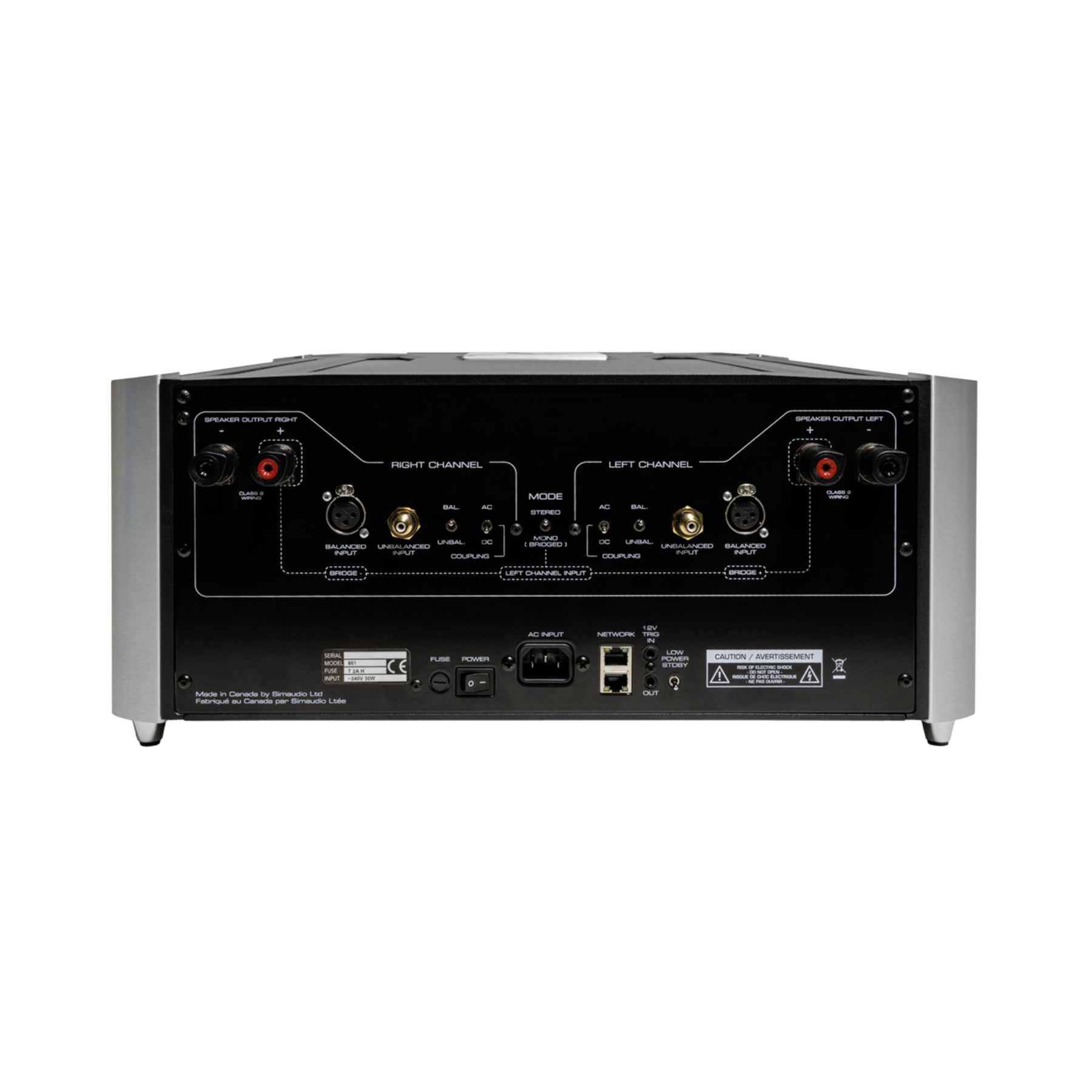 MOON North Collection 861 Professional Power Amplifier - High Performance Audio Equipment for Home Theater, Studio & Live Music