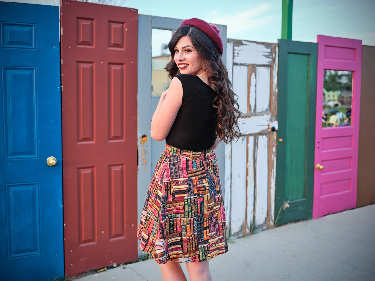 Stylish A-Line Skirt for Women - Flattering Midi Length, Versatile for Office & Date Night - Perfect for Work, Parties & Everyday Wear