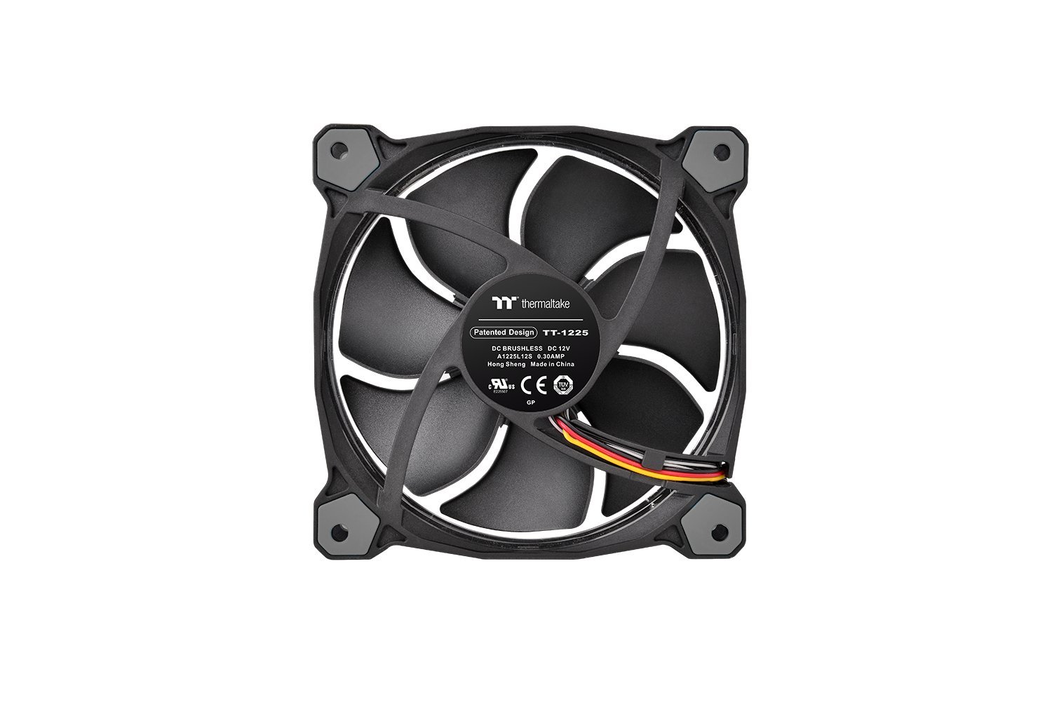 Thermaltake Riing 12 RGB Radiator Fan 3-Pack - LED PC Cooling Fans with Motherboard Sync for ASUS, Gigabyte, MSI, Asrock & Biostar - Perfect for Gaming PC Builds & Liquid Cooling Systems