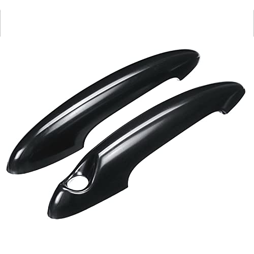 ABS Black Door Handle Covers 2-Pack for Mini Cooper S R50 R53 R56 - Durable Car Accessories for Enhanced Style & Protection (Perfect for Car Enthusiasts & Daily Drivers)