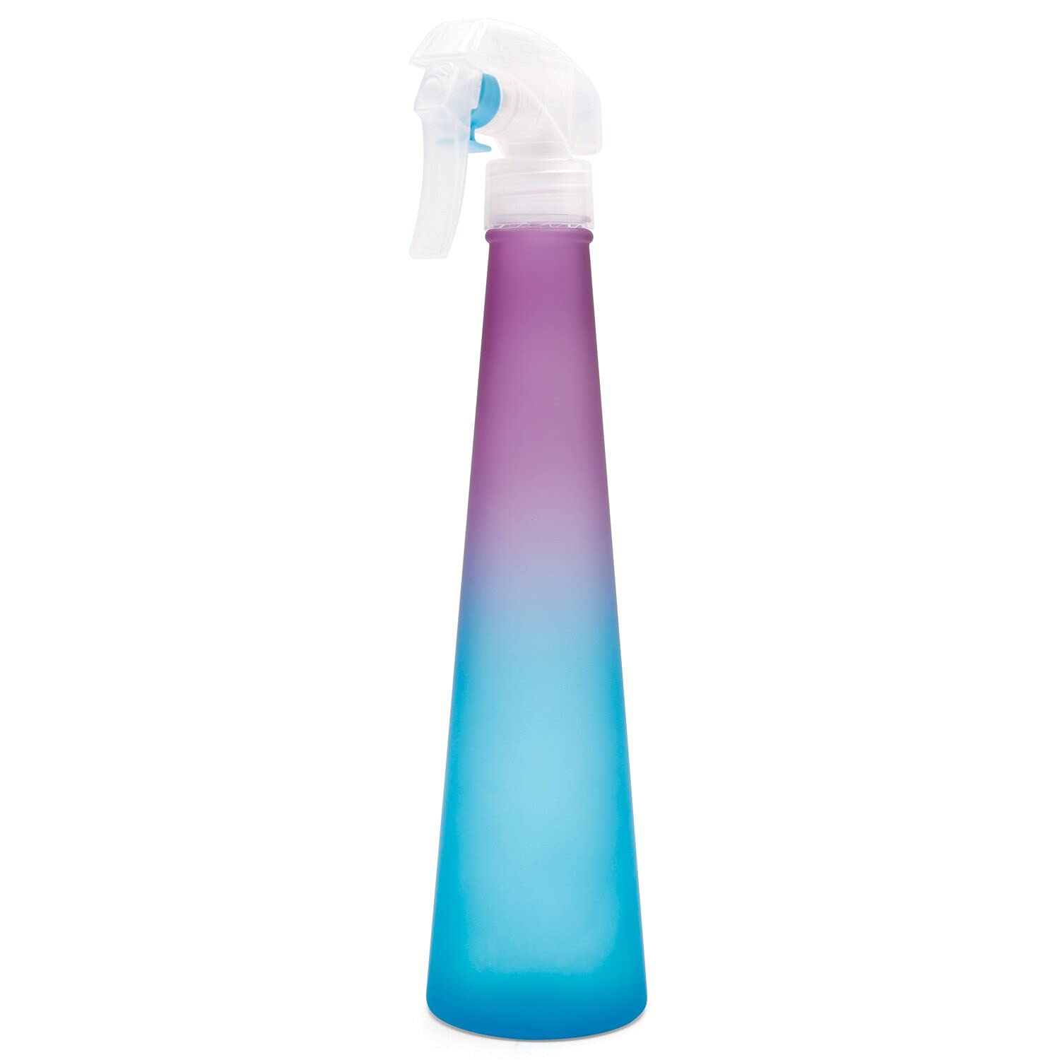 12oz Empty Spray Bottles for Hair & Cleaning Solutions - Refillable Plastic Squirt Bottle with Ultra Fine Mister for Curly Hair, DIY Beauty & Household Use