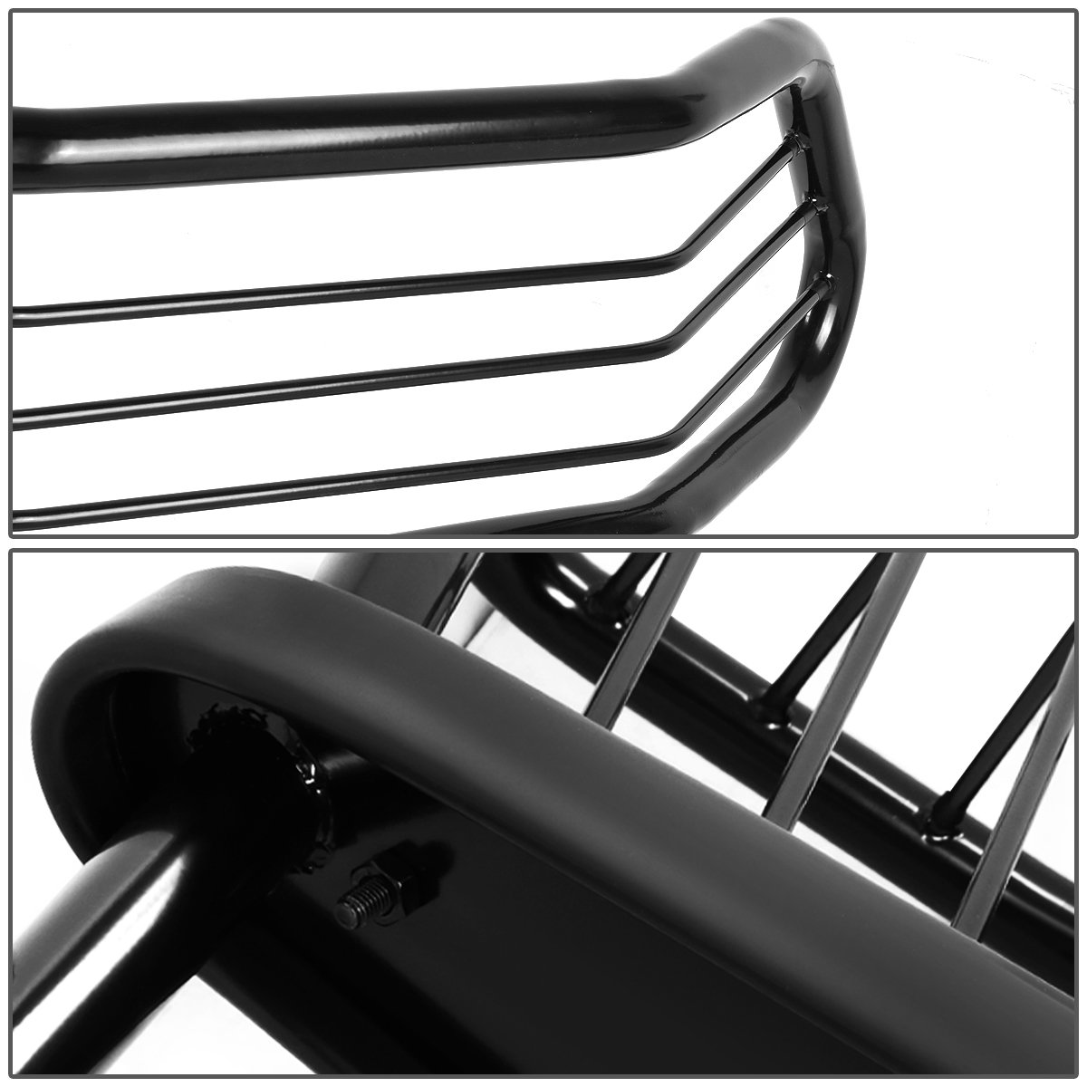 Auto Dynasty WK2 Grand Cherokee Front Bumper Guard - Black SUV Grille Protector for Off-Road Adventures