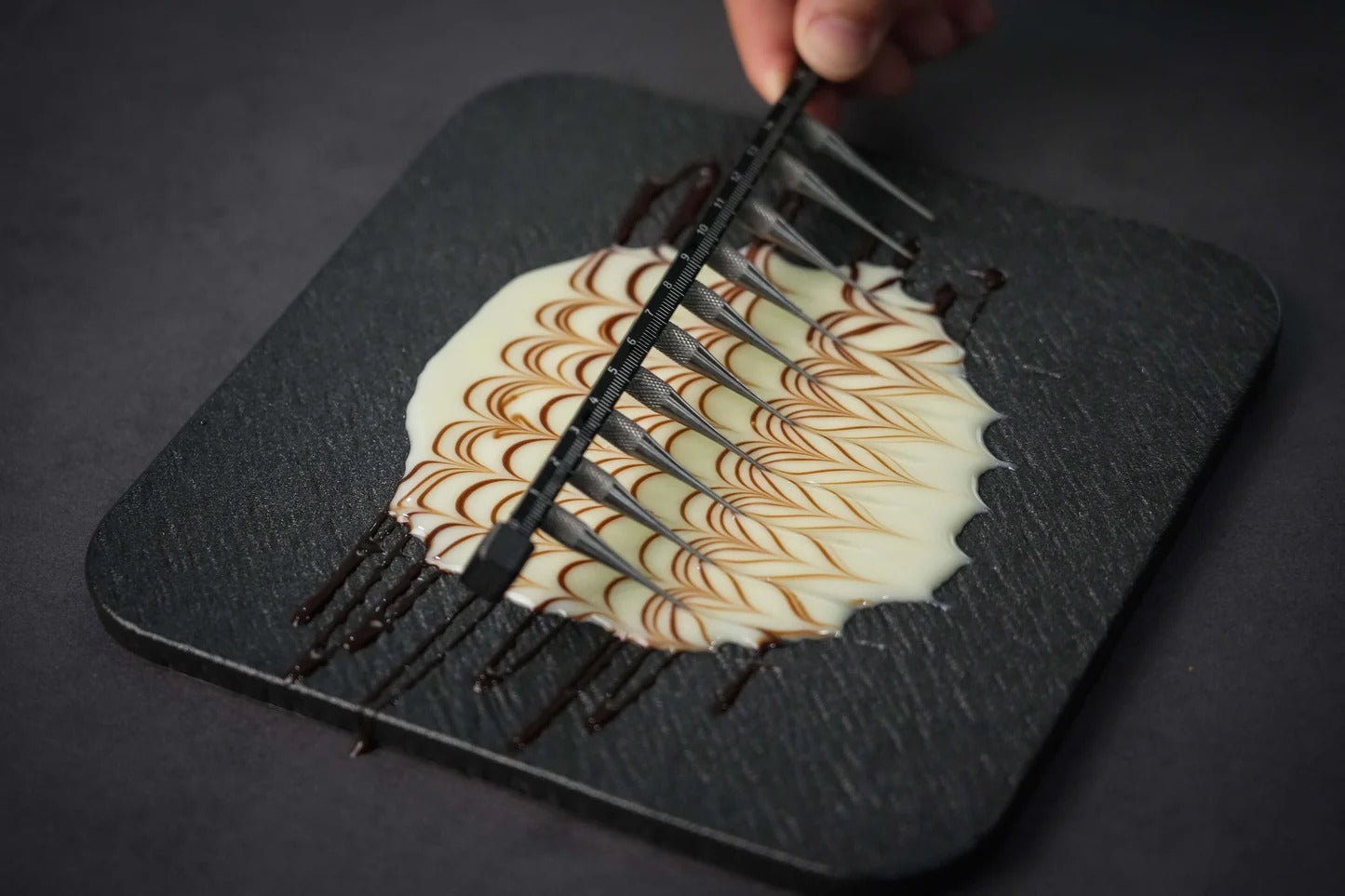 Titanium Glaze Hair Comb with 10 Teeth - Detangling & Styling Tool for Smooth & Shiny Hair - Perfect for Home, Salon & Travel Use