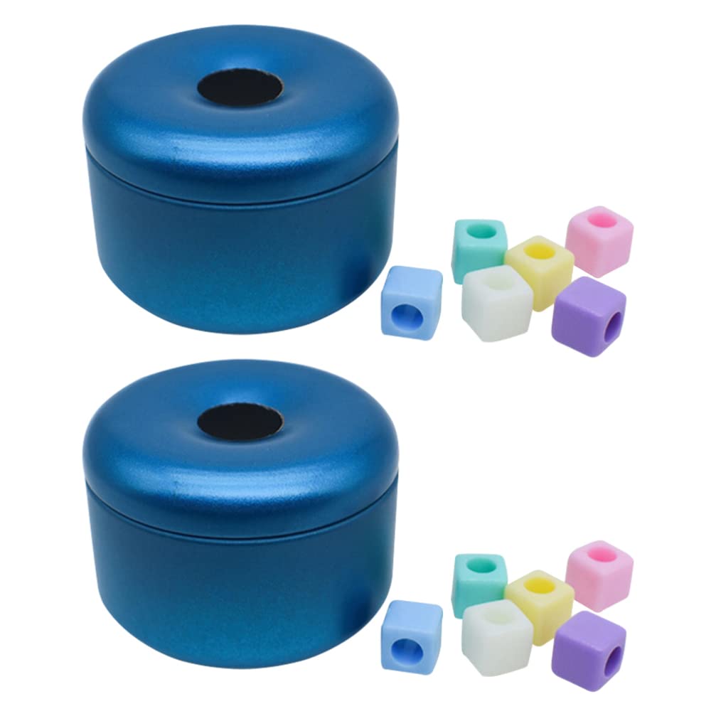 Mipcase 2Pcs Parrot Training Toys - Interactive Metal Coin Box Puzzle for Birds | Perfect for Parrot Enrichment & Mental Stimulation | Ideal for African Greys, Cockatoos & Macaws