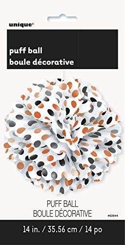 Orange & Black Dot