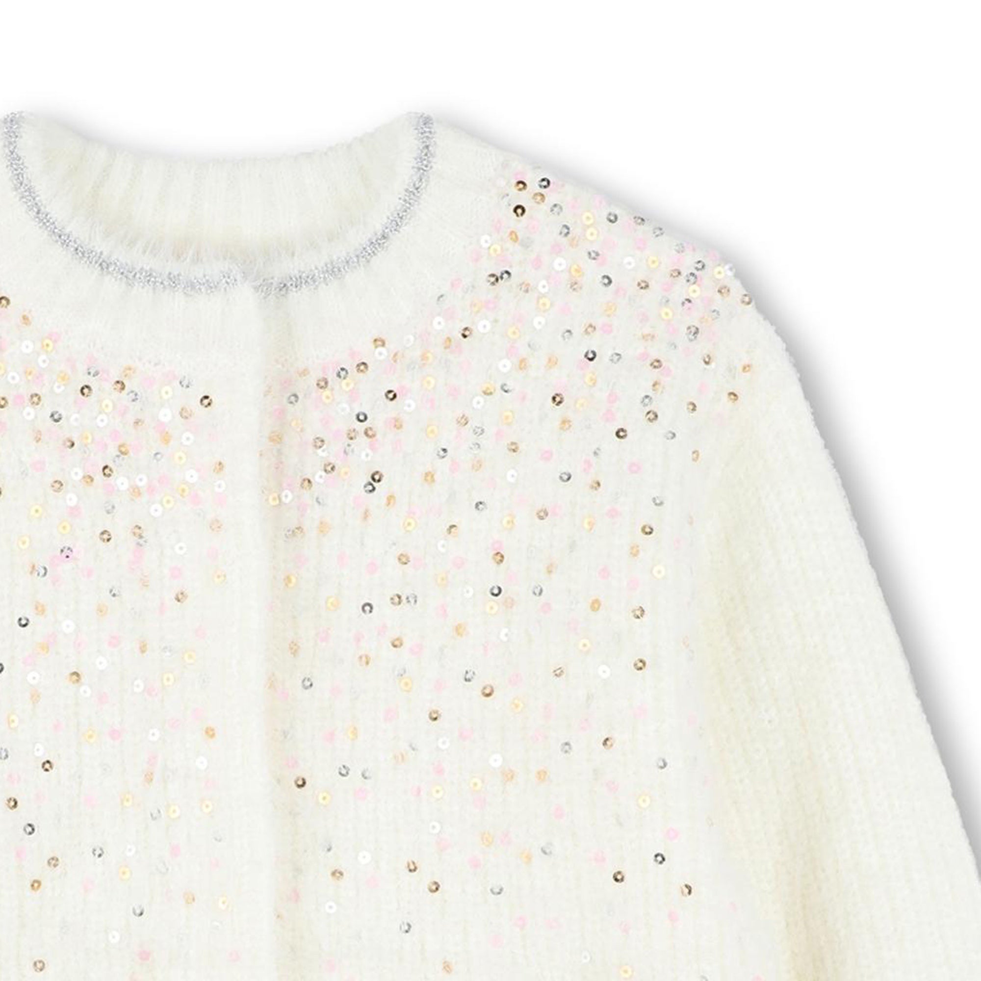 Billieblush Women's Ivory Knitted Cardigan - Soft Chunky Knit Open Front Sweater for Fall & Winter - Perfect for Casual Outfits, Office Wear & Cozy Evenings