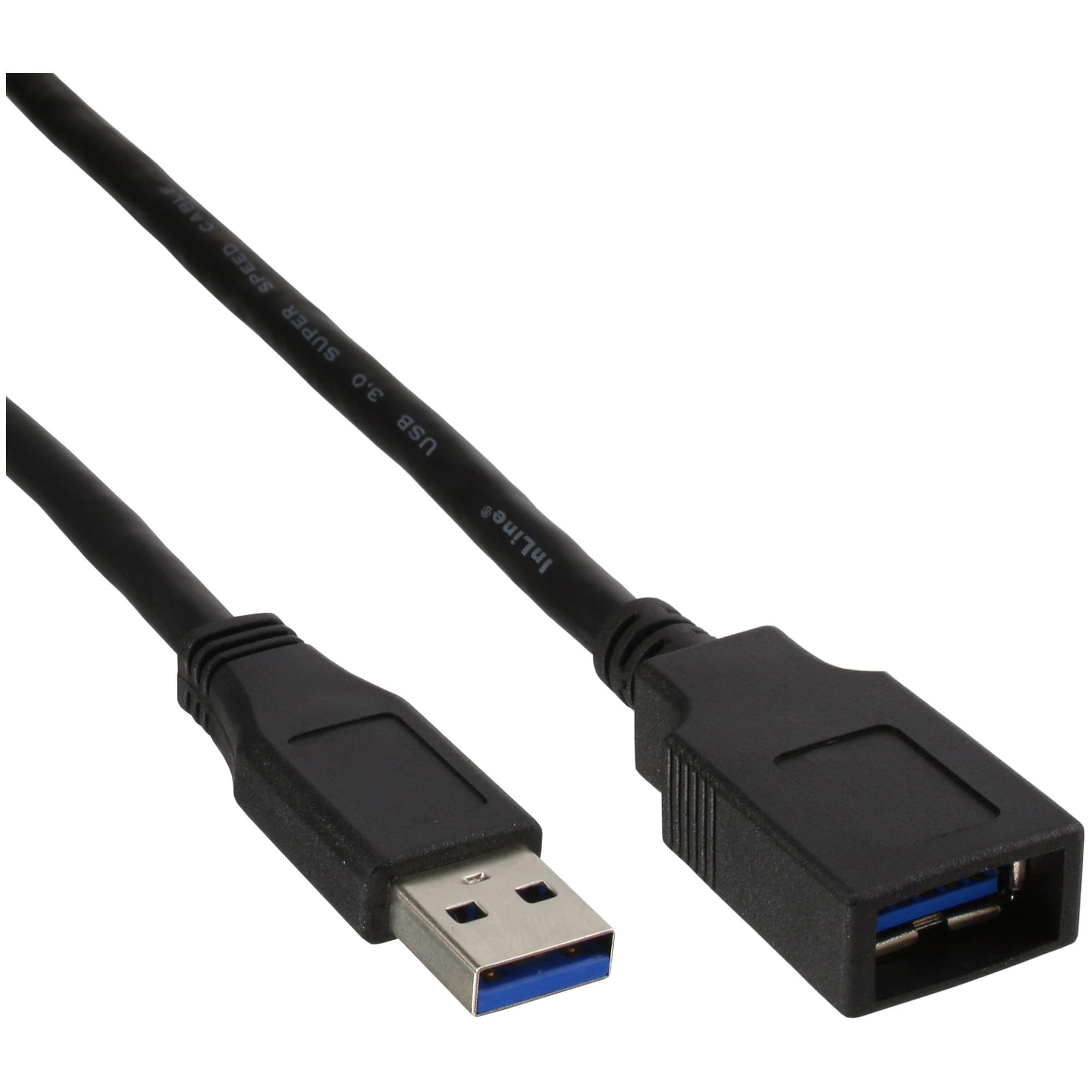 High-Speed USB 3.0 Extension Cable (Male to Female) - 8.2ft/2.5m Black - Extend Your Computer, Printer, or External Hard Drive for Home & Office Use