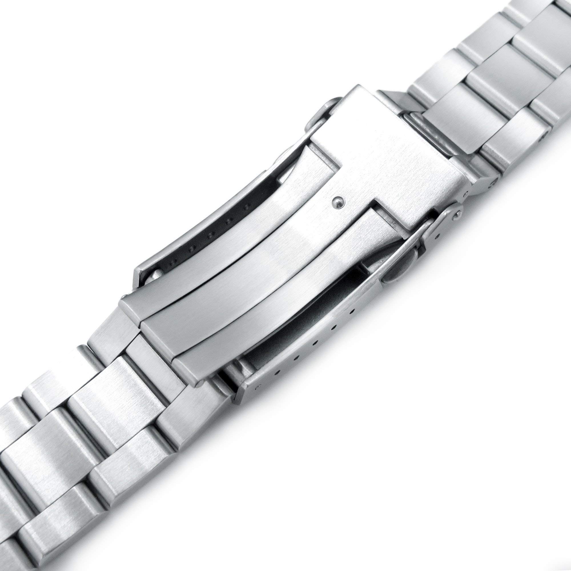 Premium 22mm MiLTAT Watch Band Compatible with Orient Kamasu RA-AA0004E19A, RA-AA0001B19A, RA-AA0002L19B - Super-O Stainless Steel Replacement Strap for Diving, Swimming & Outdoor Activities