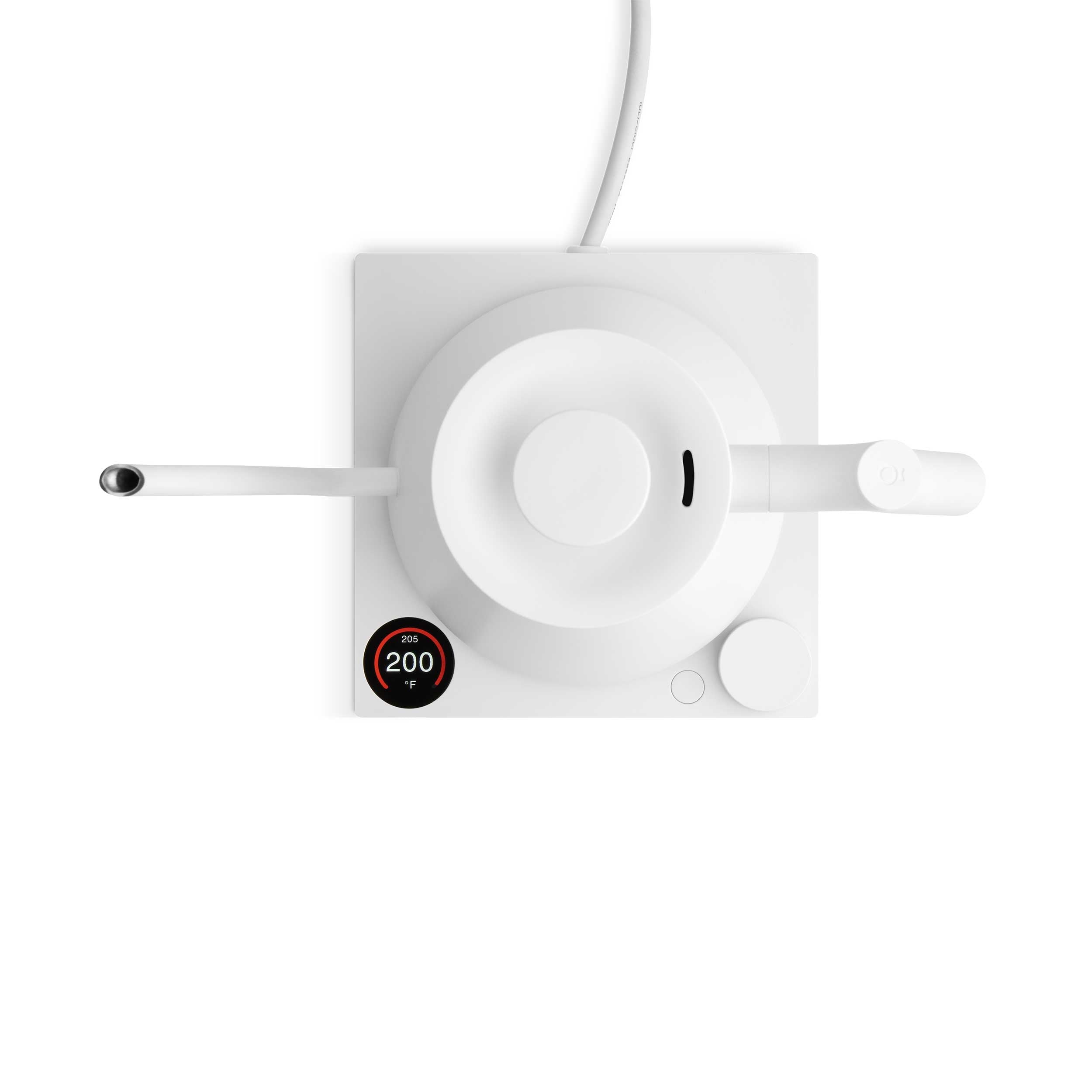 Fellow Stagg EKG Pro Electric Gooseneck Kettle - Matte White | Precision Pour-Over Coffee & Tea Brewer for Home & Office Use