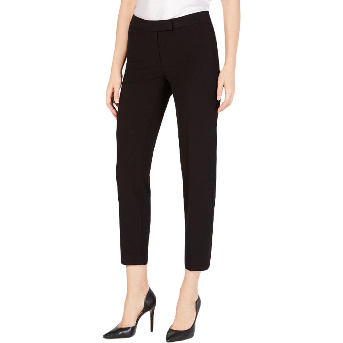 Anne Klein Women's Slim Leg Stretch Pants - Comfortable Office & Travel Pants for Work & Casual Wear