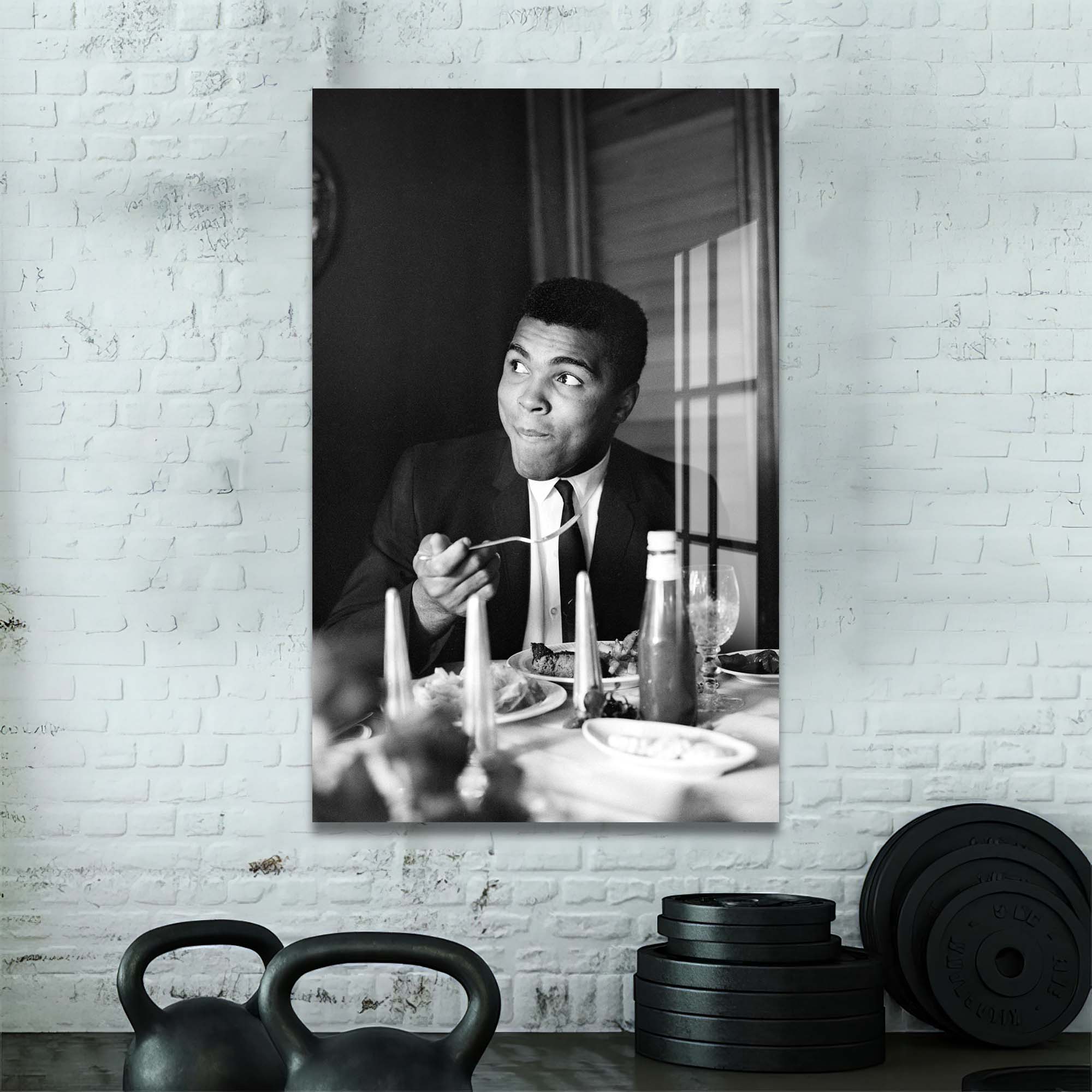 Muhammad Ali Themed Dinner Plate Set - Premium Ceramic Plates for Boxing Fans, Collectors & Home Decor | Perfect for Sports-Themed Parties, Memorabilia Displays & Gift Giving