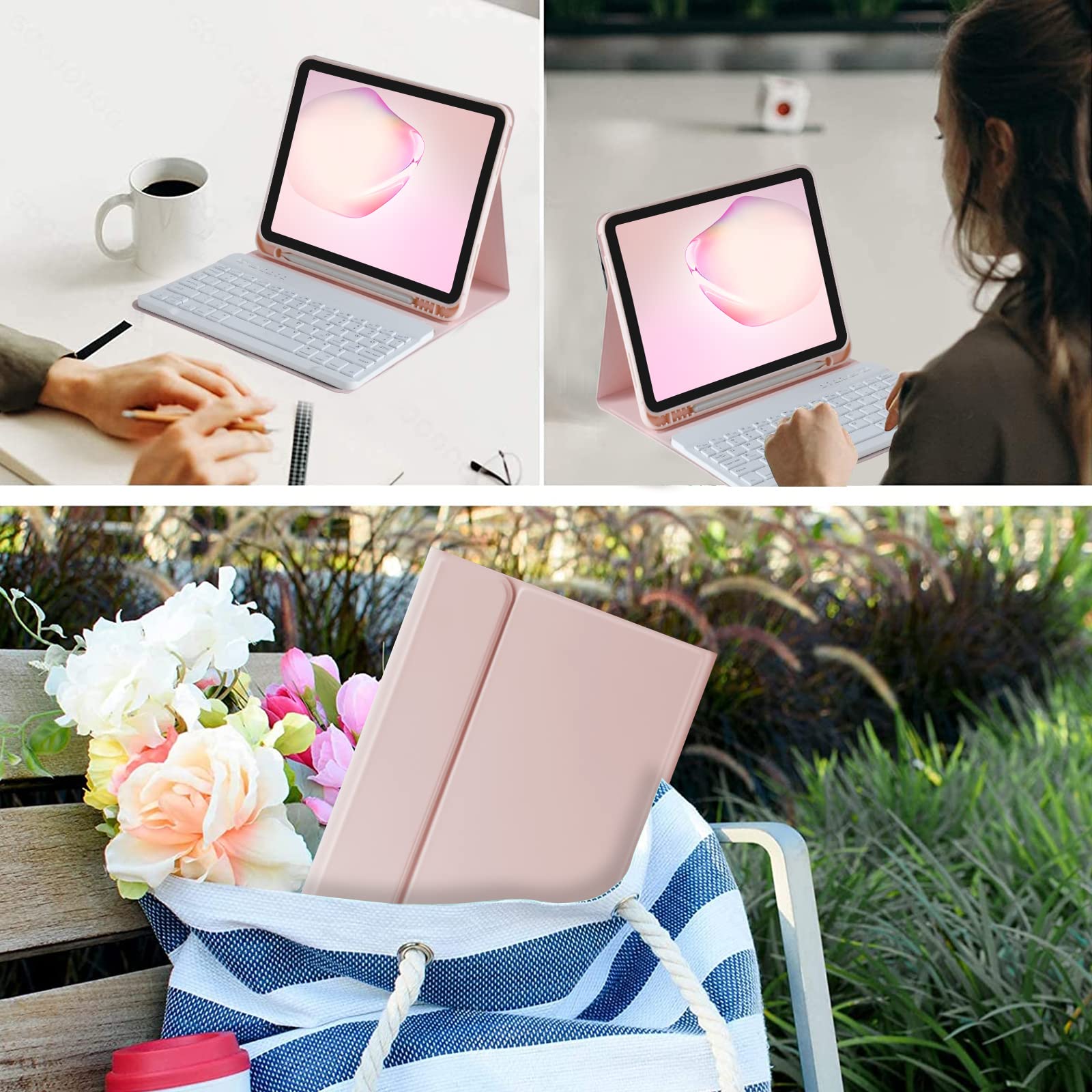 BQSS iPad 10th Gen Keyboard Case 10.9