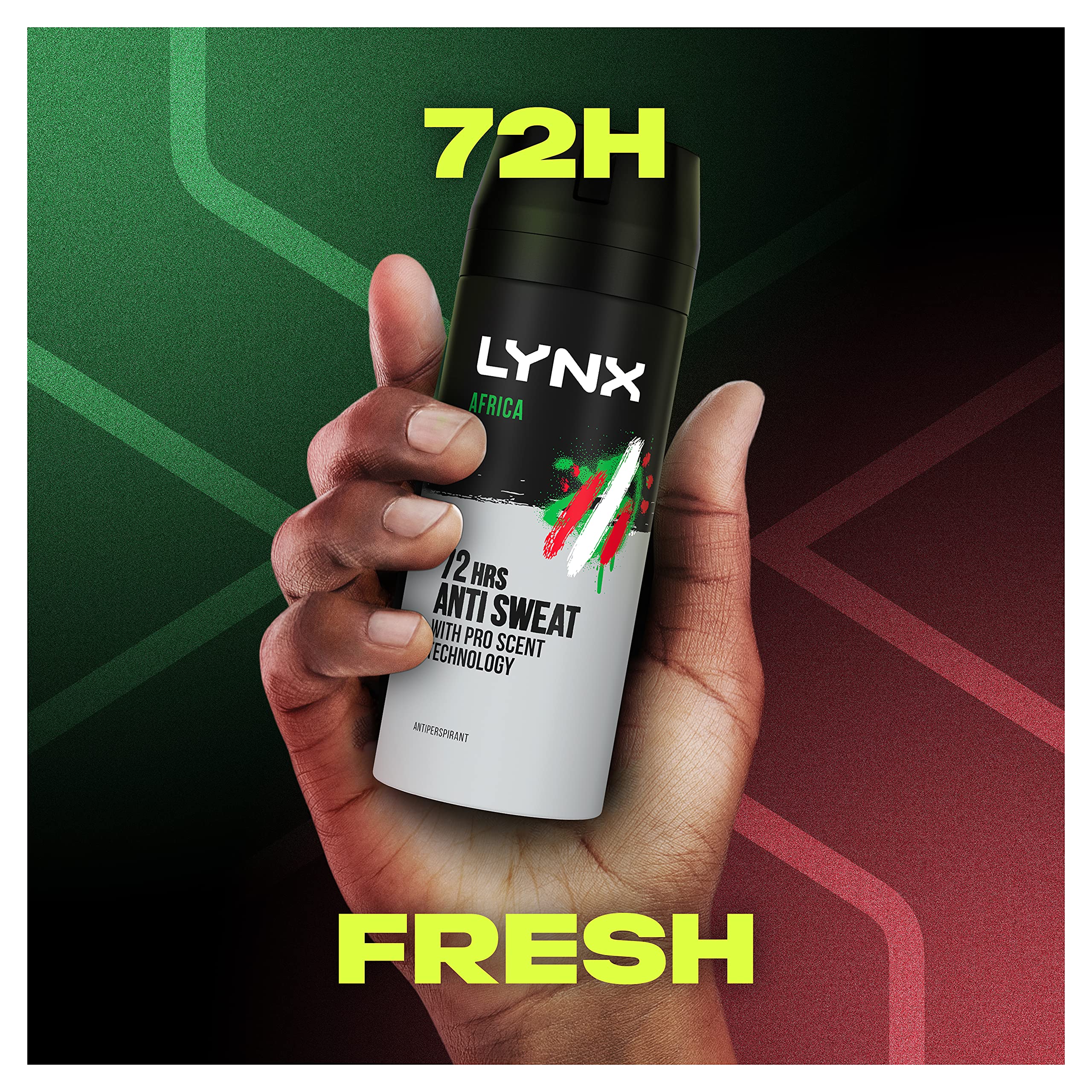 Lynx Africa Retro Limited Edition Trio - Men's 48-Hour Anti-Perspirant Deodorant, Body Spray & Shower Gel Gift Set with Wash Bag | Perfect for Travel, Gym & Daily Use | 3-Piece Fragrance Collection for Men
