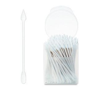 Camera Ready Cosmetics Point and Flat Oval Tip Swab 120pc - Professional Makeup Applicators for Precise Eyeliner, Eyeshadow & Lipstick Application - Perfect for Beauty Salons, Makeup Artists & DIY Cosmetics