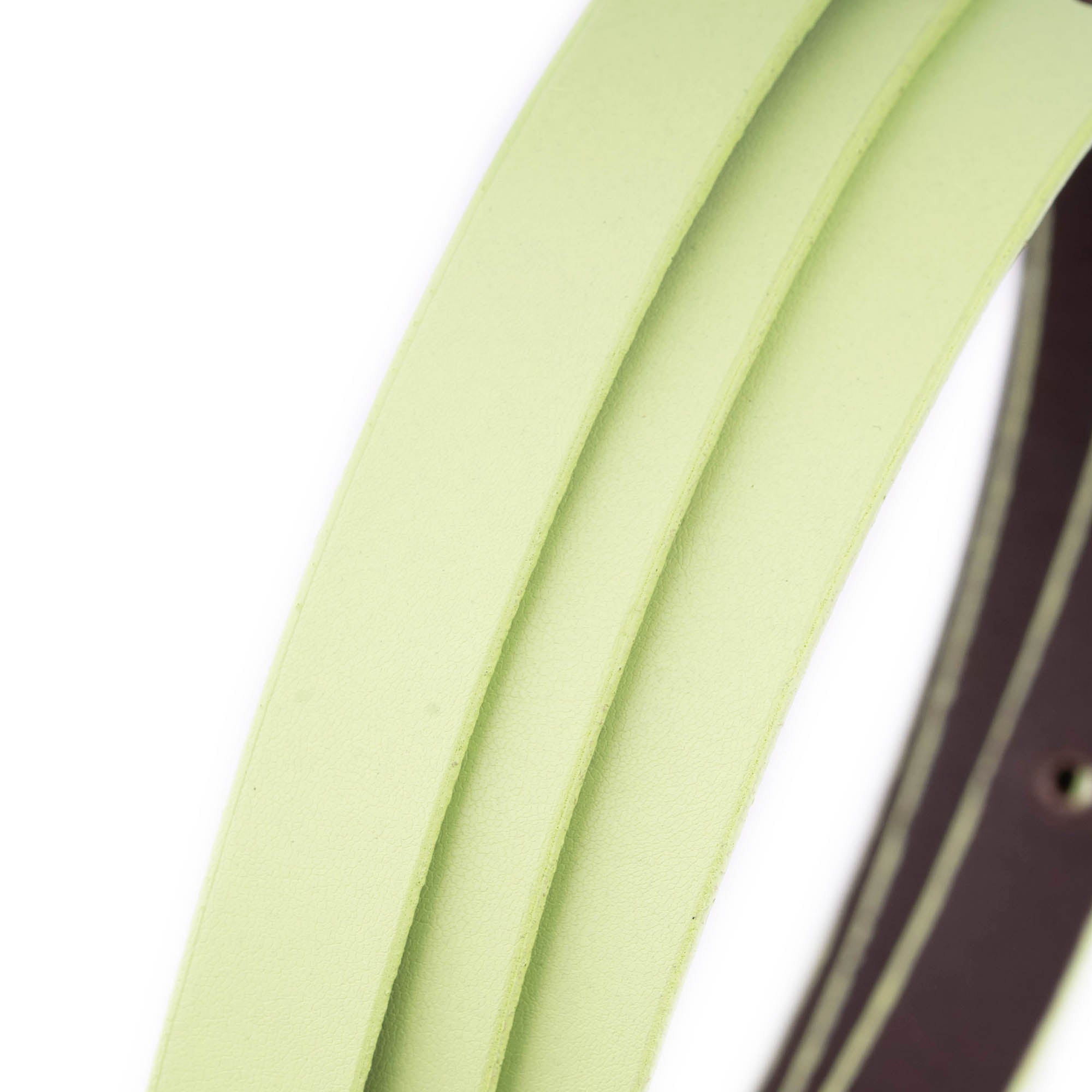 1.5 cm Light Green Replacement Leather Belt Strap for Loewe Buckles - Women's Fashion Accessory for Casual, Office & Special Occasions