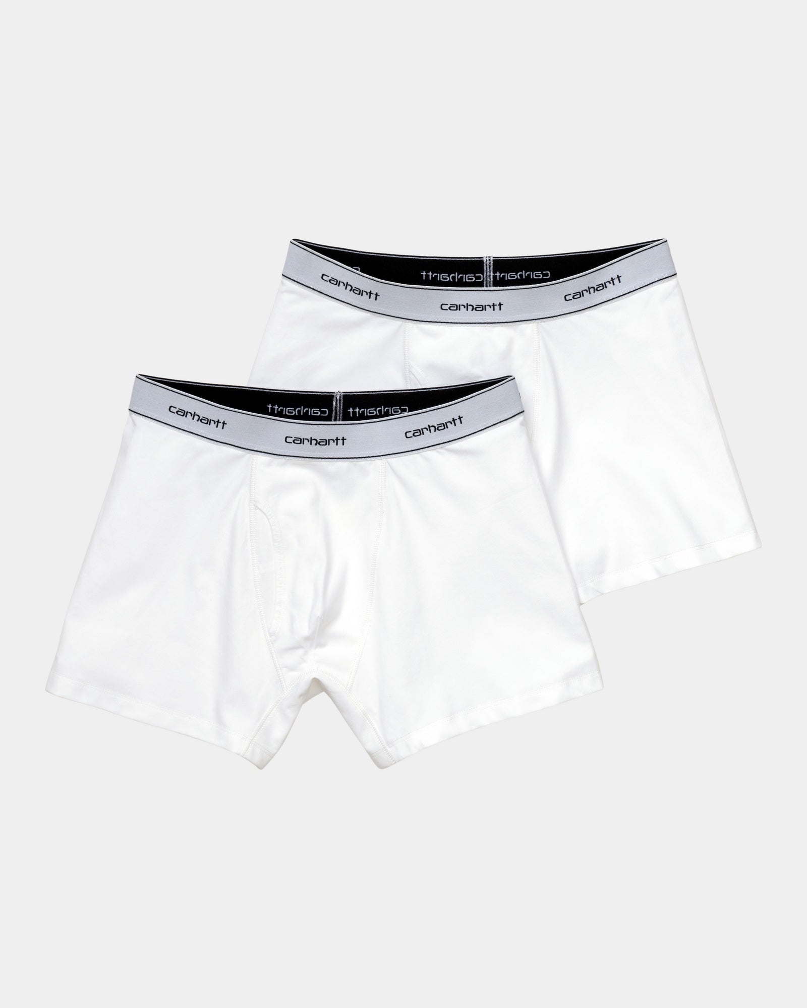 Premium Cotton Trunks (2-Pack) - Soft Breathable Men's Underwear for Everyday Comfort | White & White | Ideal for Workout, Travel & Daily Wear