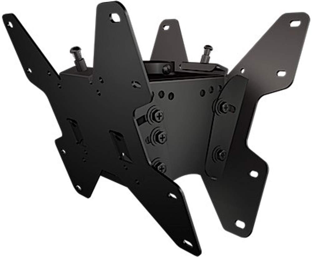 Dual Tilt Ceiling Mount for 13-37 Inch Screens - Adjustable TV Bracket for Flat Panel Displays - Perfect for Home Theater, Classroom, and Office Use
