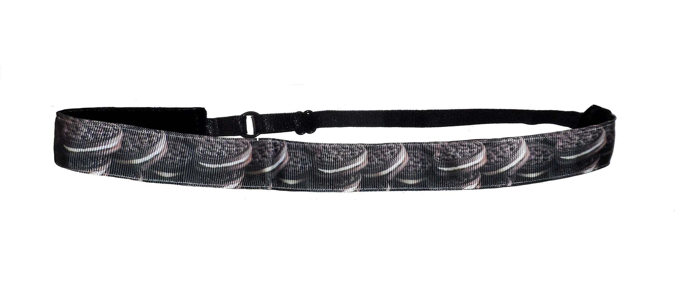 Non-Slip Adjustable Headband with Candy Print - Soft Comfort for Women & Girls - Perfect for Workouts, Yoga, Running, and Daily Wear