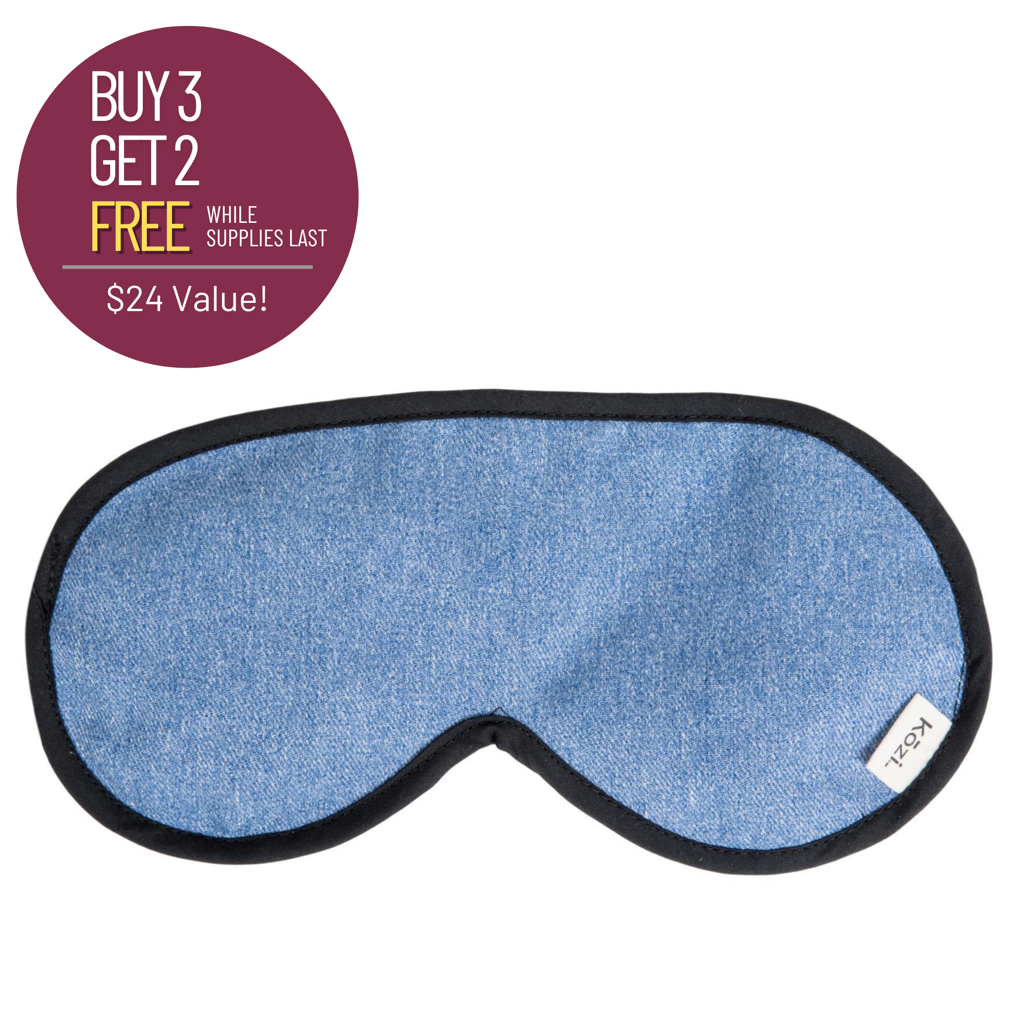 Kozi Restoring Eye Mask - Anti-Aging & Hydrating Under Eye Pads for Dark Circles & Puffiness - Buy 3 Get 2 Free - Perfect for Travel, Spa Days & Nighttime Skincare Routine