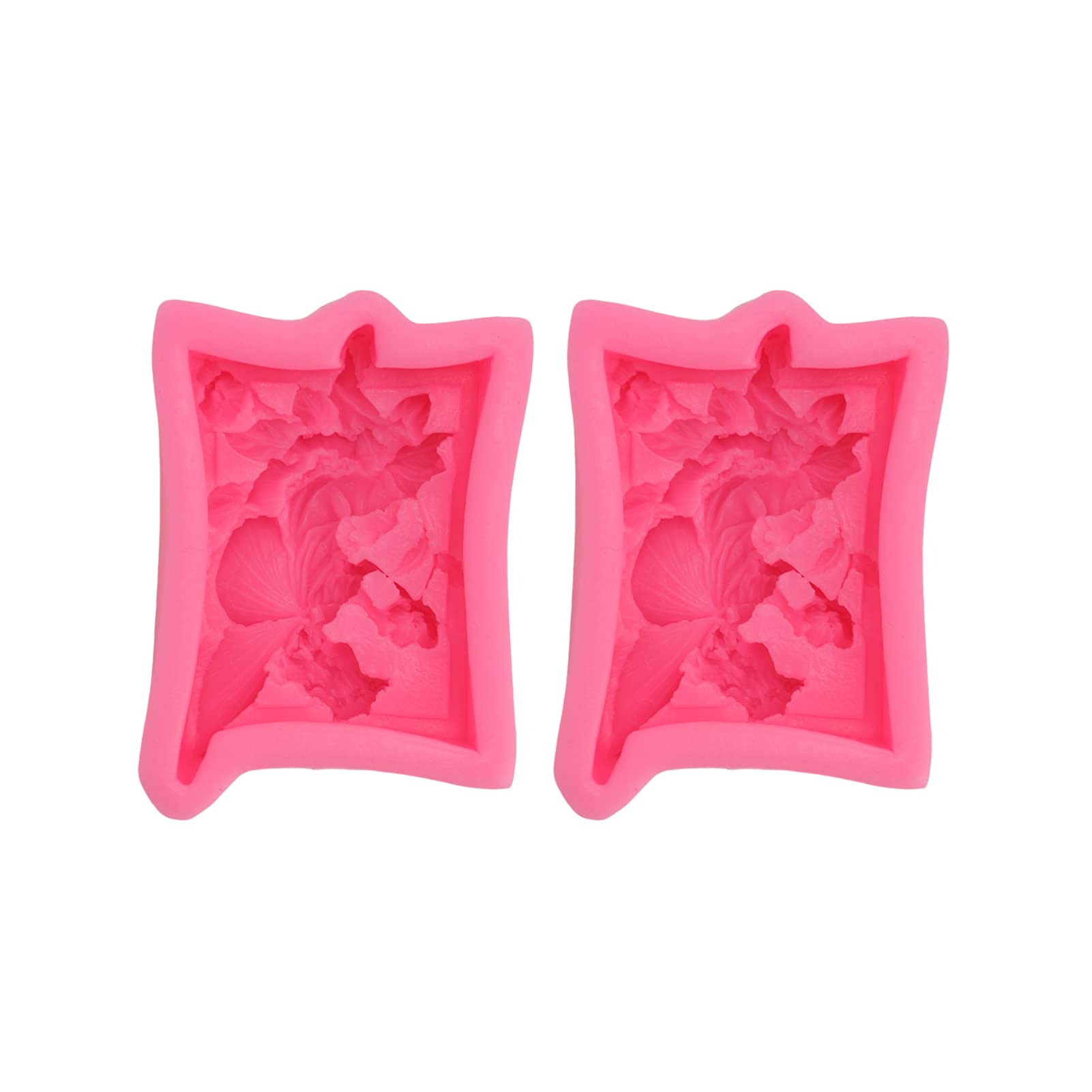2Pcs 3D Angel Silicone Soap Molds - Reusable Baking Tools for Cake, Chocolate, Candy & Fondant Decorations - Perfect for DIY Desserts, Holiday Treats & Party Favors