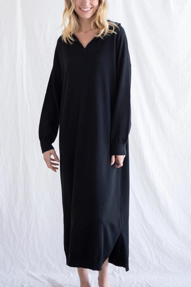 Cozy Women's Knit Dress - Soft Casual Long Sleeve Tunic Sweater Dress for Fall & Winter | Perfect for Home, Office, and Weekend Outings