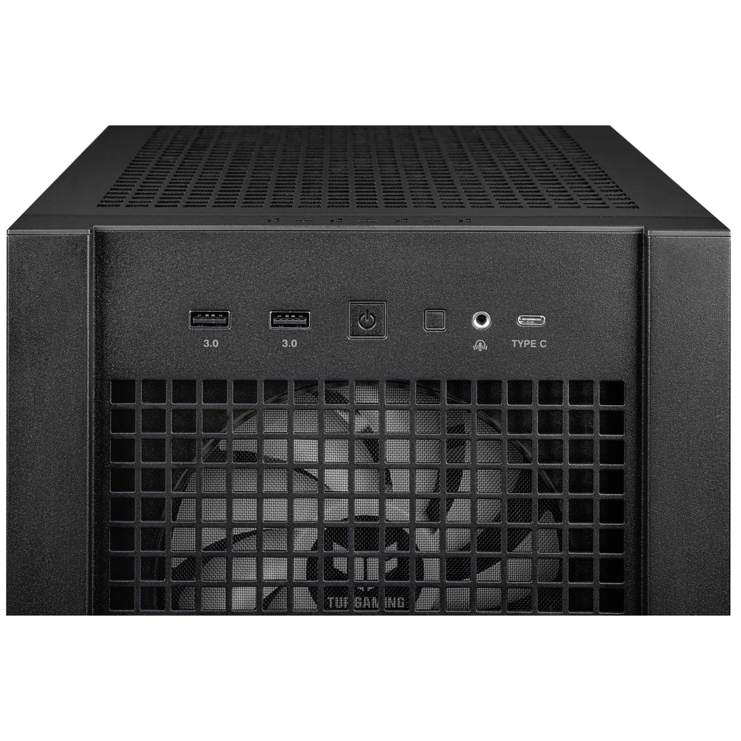 ASUS TUF Gaming GT302 ARGB ATX Mid-Tower PC Case with 4x140mm ARGB Fans - High Airflow & Static Pressure, Interchangeable Side Panel, Detachable Top Panel, Hidden-Connector MB Support - Perfect for Gaming Rigs & High-Performance PC Builds