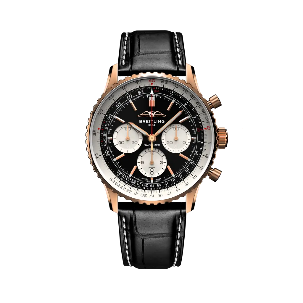 Breitling Navitimer B01 Chronograph 43mm Men's Watch RB0138211B1P1 - Luxury Pilot Chronograph for Aviation & Business Professionals