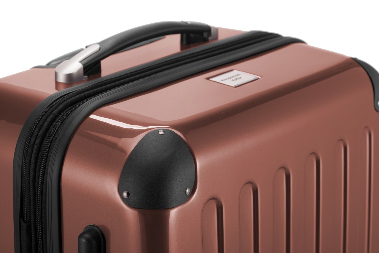 Premium Brown Hand Luggage Carry-On Suitcase 65cm - Lightweight Durable Cabin Bag for Air Travel, Business Trips & Weekend Getaways