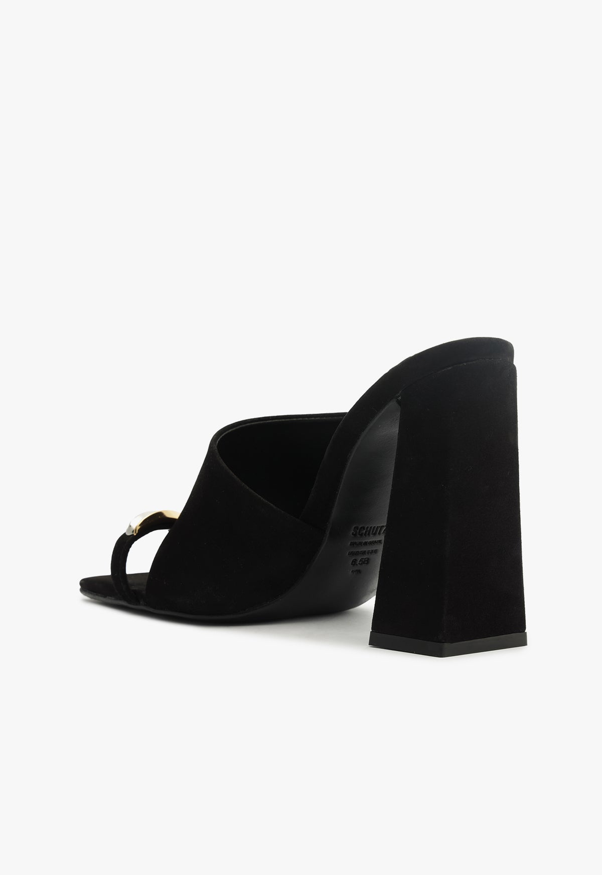 Jodie Nubuck Sandal with 25mm Heel - Women's Comfortable Slip-On Sandals for Summer | Perfect for Beach, Vacation, and Casual Outings
