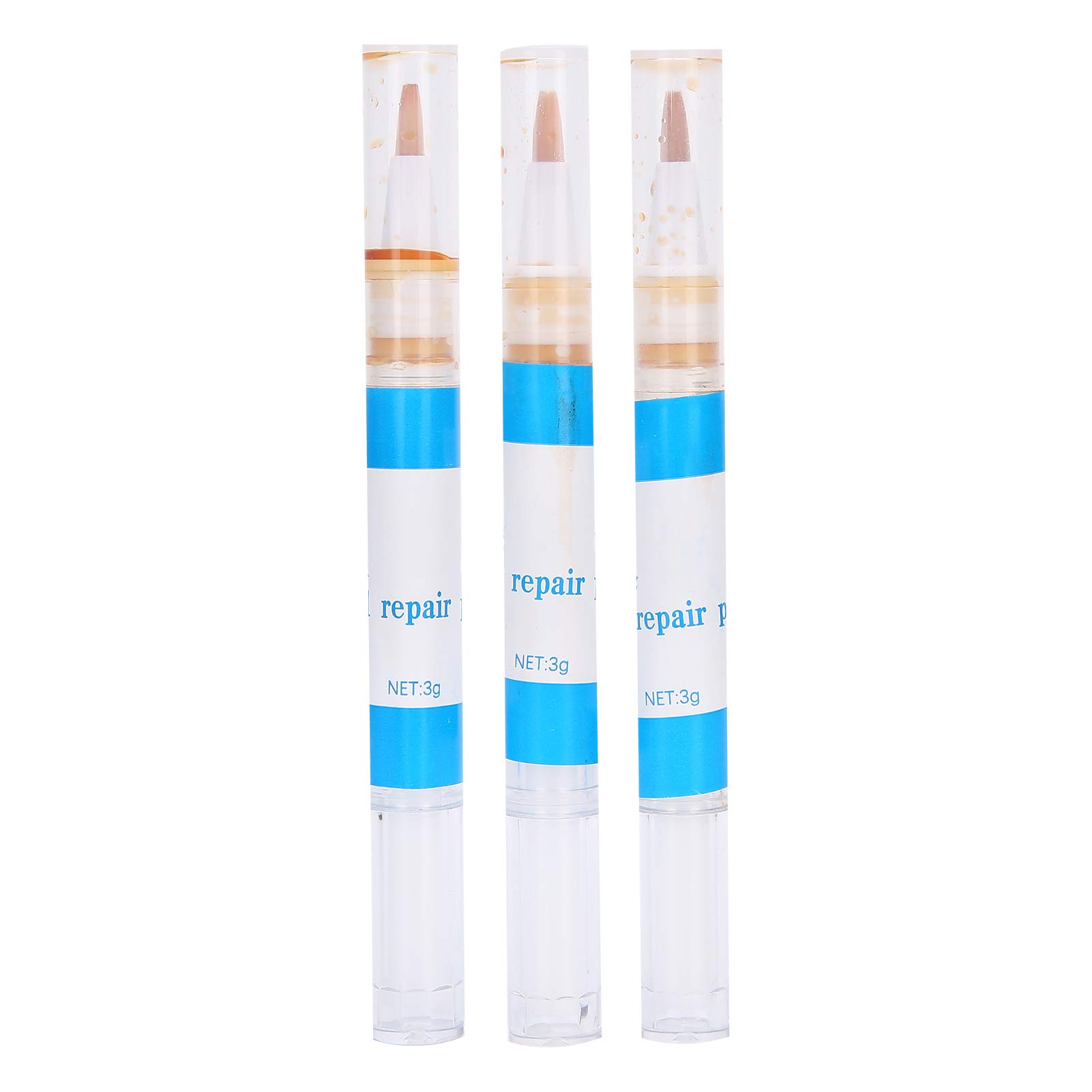 3pcs Gentle Nail Treatment Liquid & Care Serum for Stronger Nails - Portable Nail Salon Kit for Men & Women, Professional & Home Use | Perfect for DIY Manicures, Nail Repair & Daily Nail Maintenance