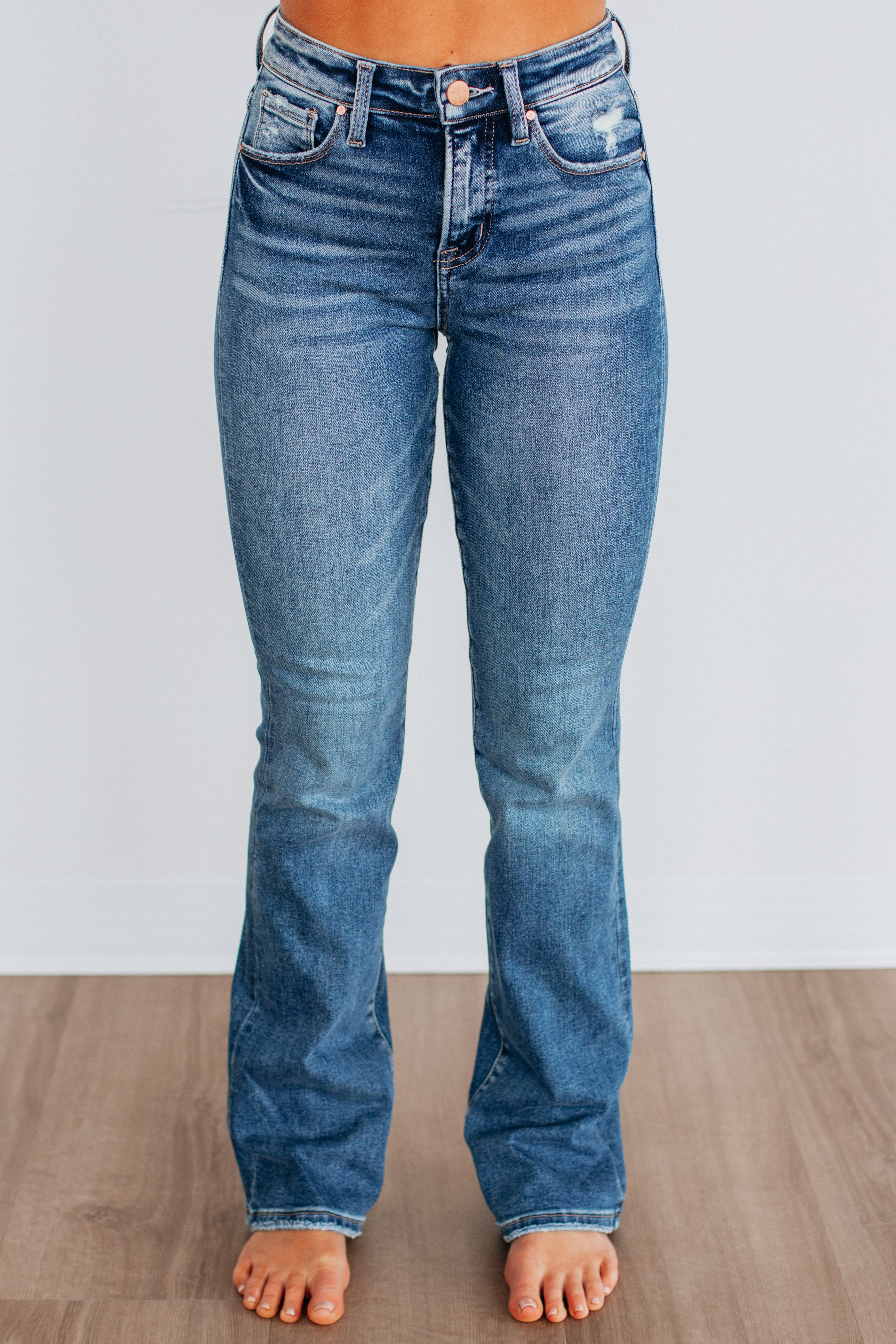 Stylish Dellah Risen Jeans for Women - High Waist Slim Fit Denim Pants | Perfect for Casual Wear, Office & Night Out
