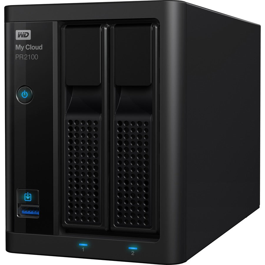WD 16TB My Cloud Pro Series PR2100 Network Attached Storage (NAS) - USB 3.0, High-Capacity Business Storage Solution for Data Backup, File Sharing & Media Streaming