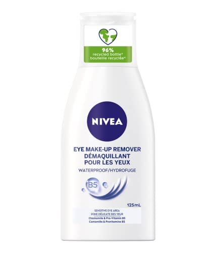 Waterproof Eye Makeup Remover - Gentle & Effective 125ml - Long Lasting Formula for Sensitive Eyes - Perfect for Daily Use & Travel