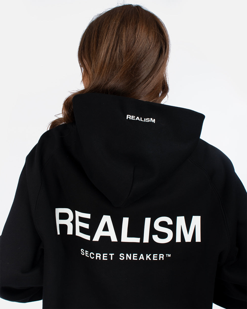 SSS Realism Back Logo Hoodie - Black | Men's & Women's Streetwear Pullover for Casual & Urban Fashion