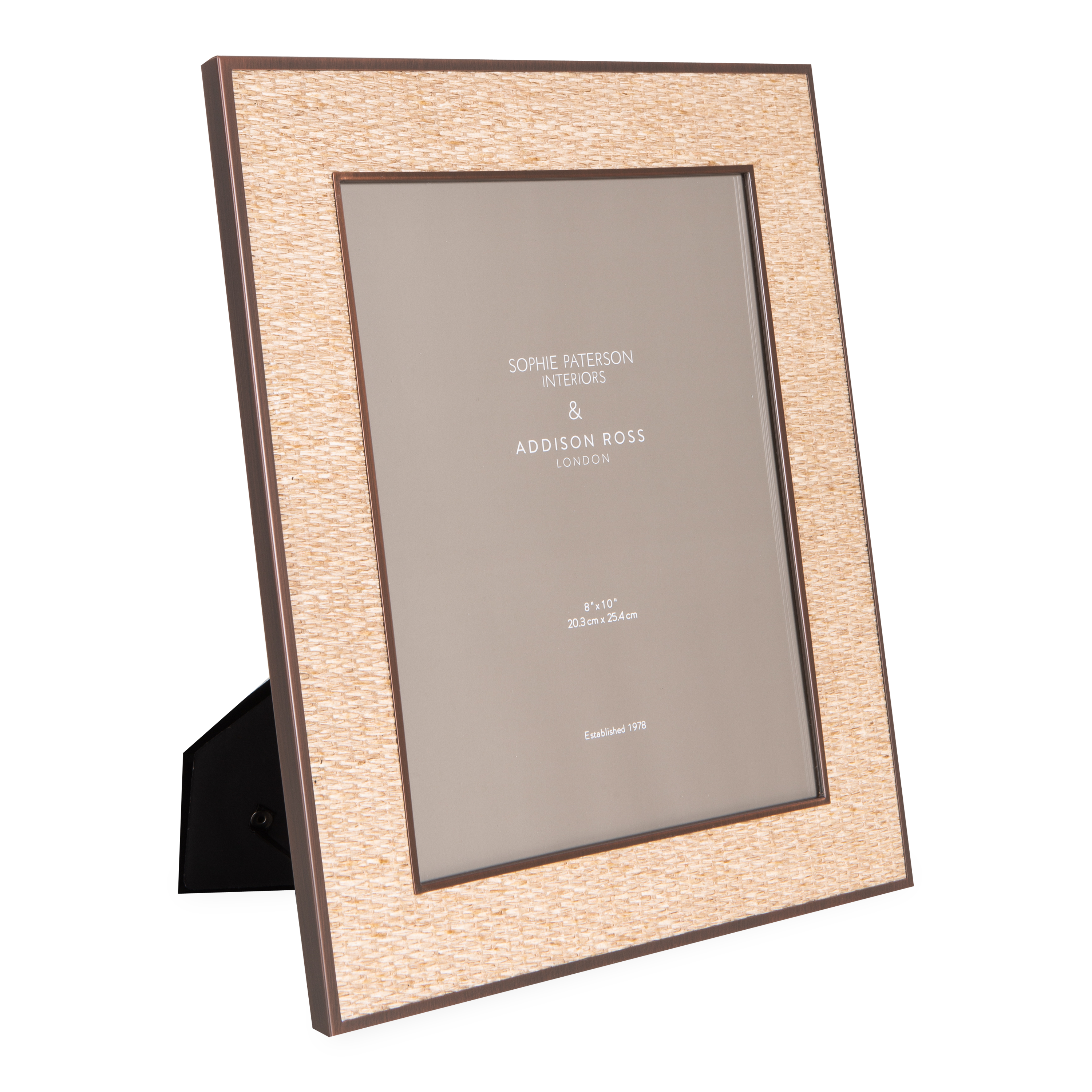 Natural Rattan Picture Frame - Handwoven Wheat Design for Wall Decor, Home & Office Art Display