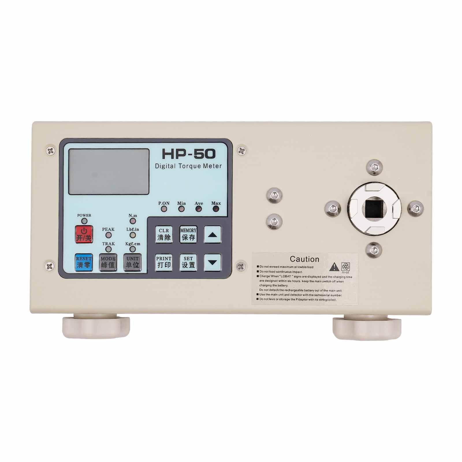 HP-50 Digital Torque Meter - Portable Torque Wrench Tester with Carry Case | Precision Torque Gauge for Screwdrivers & Wrenches | AC100-240V | Ideal for Automotive, Industrial & DIY Applications