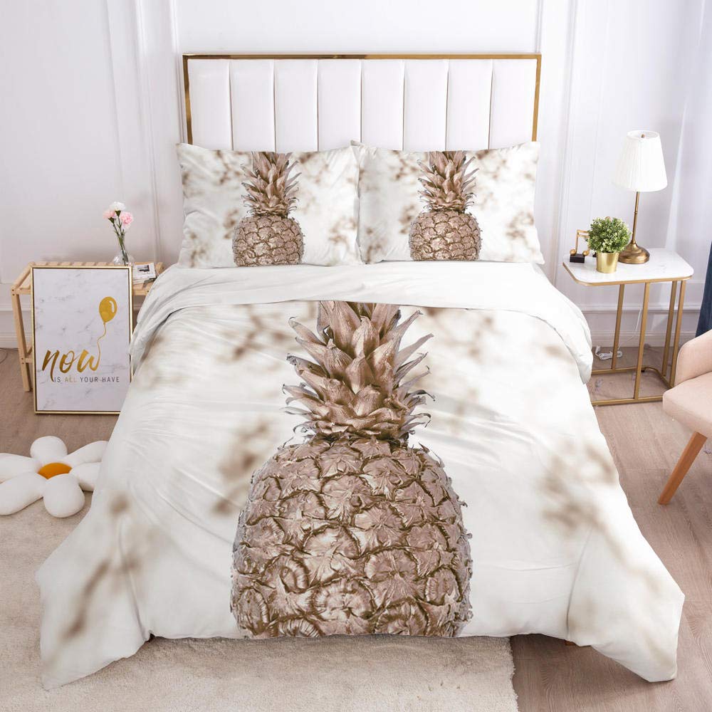 Geekcook 4-Piece 3D Bedding Set - Queen/King Size Luxury Duvet Cover & Pillowcases - Soft Bed Sheets for Comfortable Sleep - Perfect for Master Bedrooms, Guest Rooms & Dorm Decor