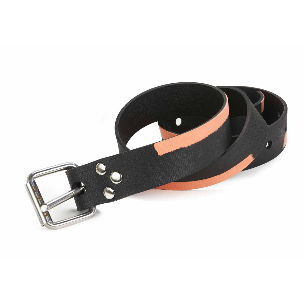 Riffe Marseilles Weight Belt - Black/Orange - Durable Dive Belt for Scuba Diving, Spearfishing & Freediving - Adjustable for Comfort & Safety