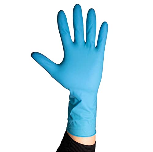 GripProtect 14 Mil Latex Exam Gloves - Powder-Free Disposable Gloves for Medical, Law Enforcement & First Responders | X-Large (500 Count) | Ideal for Healthcare, Tattoo Artists & Food Handling