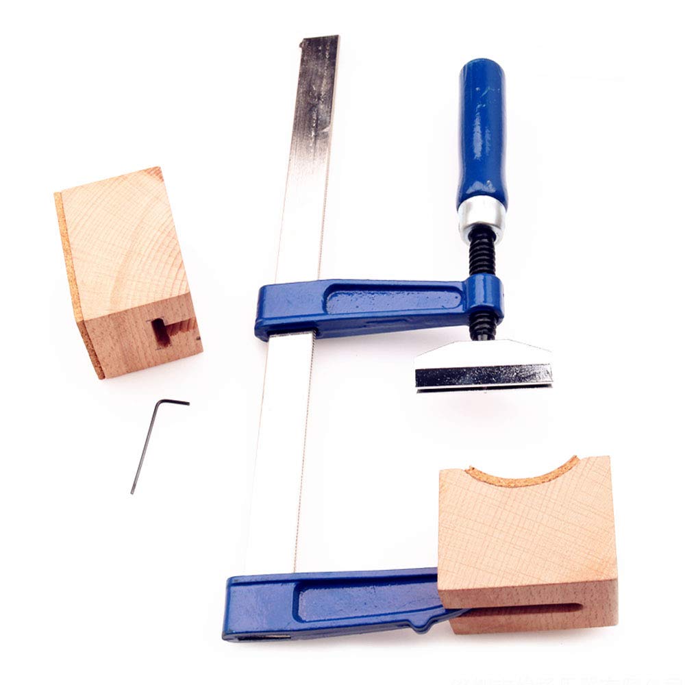 Professional Guitar Bass Fingerboard Fret Press Tool Kit with 2 Wooden Soundhole Cauls & Hex Wrench - Perfect for Luthiers, Guitar Repair & Maintenance