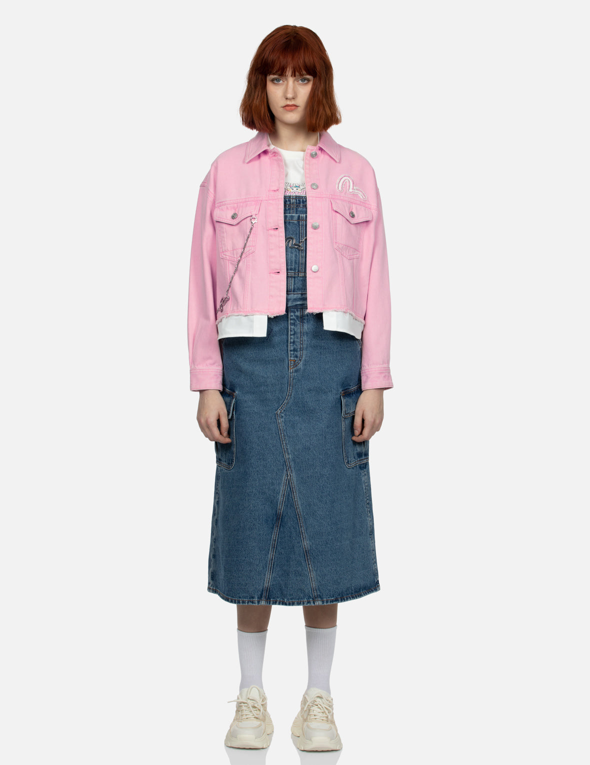 Seagull Applique Embroidery Denim Jacket for Women - Stylish 2-in-1 Fashion Fit - Perfect for Casual Outings, Streetwear & Spring Layering