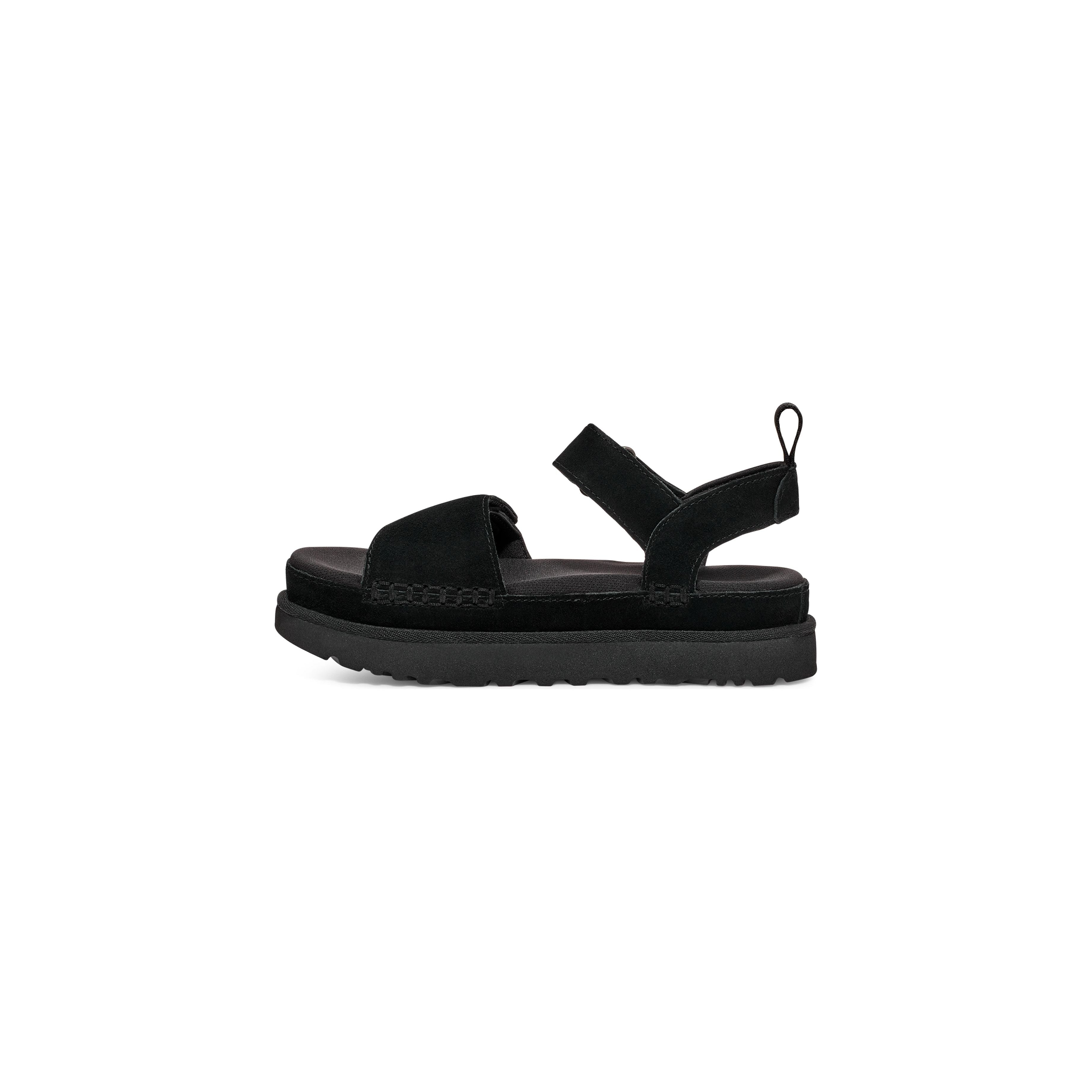 UGG Women's Goldenstar Comfort Slide Sandals - Soft Suede & Cushioned Footbed for Summer, Beach, and Casual Wear