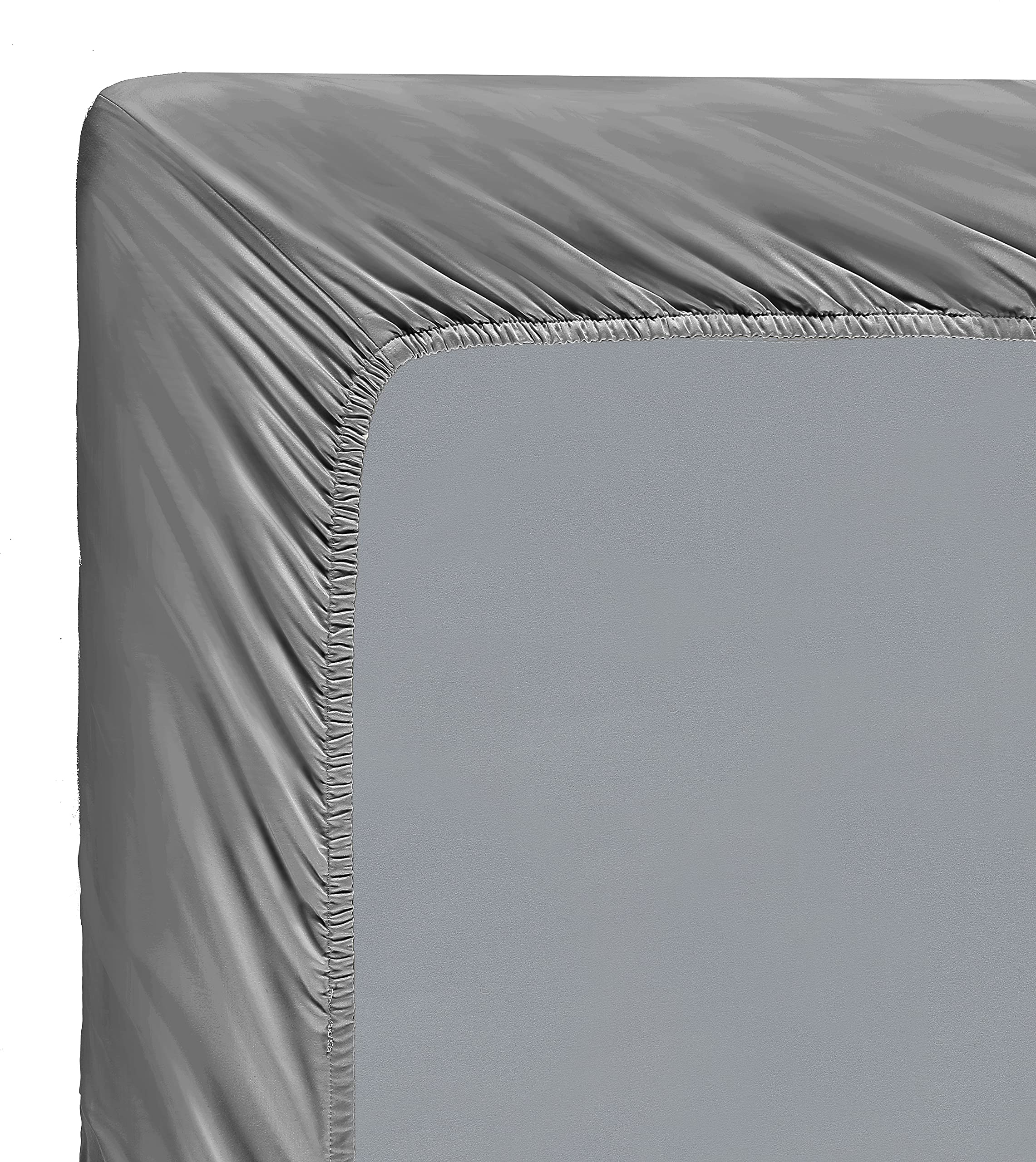 Luxury 100% Supima Cotton Bed Sheet Set - 600 Thread Count Queen Size 4-Piece, Ultra Soft & Silky Sateen Weave, Deep Pocket Fits Mattress Up to 18