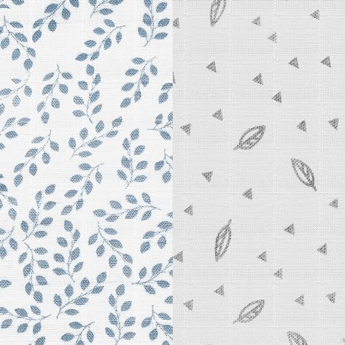 Grey Leaf & Blue Leaf