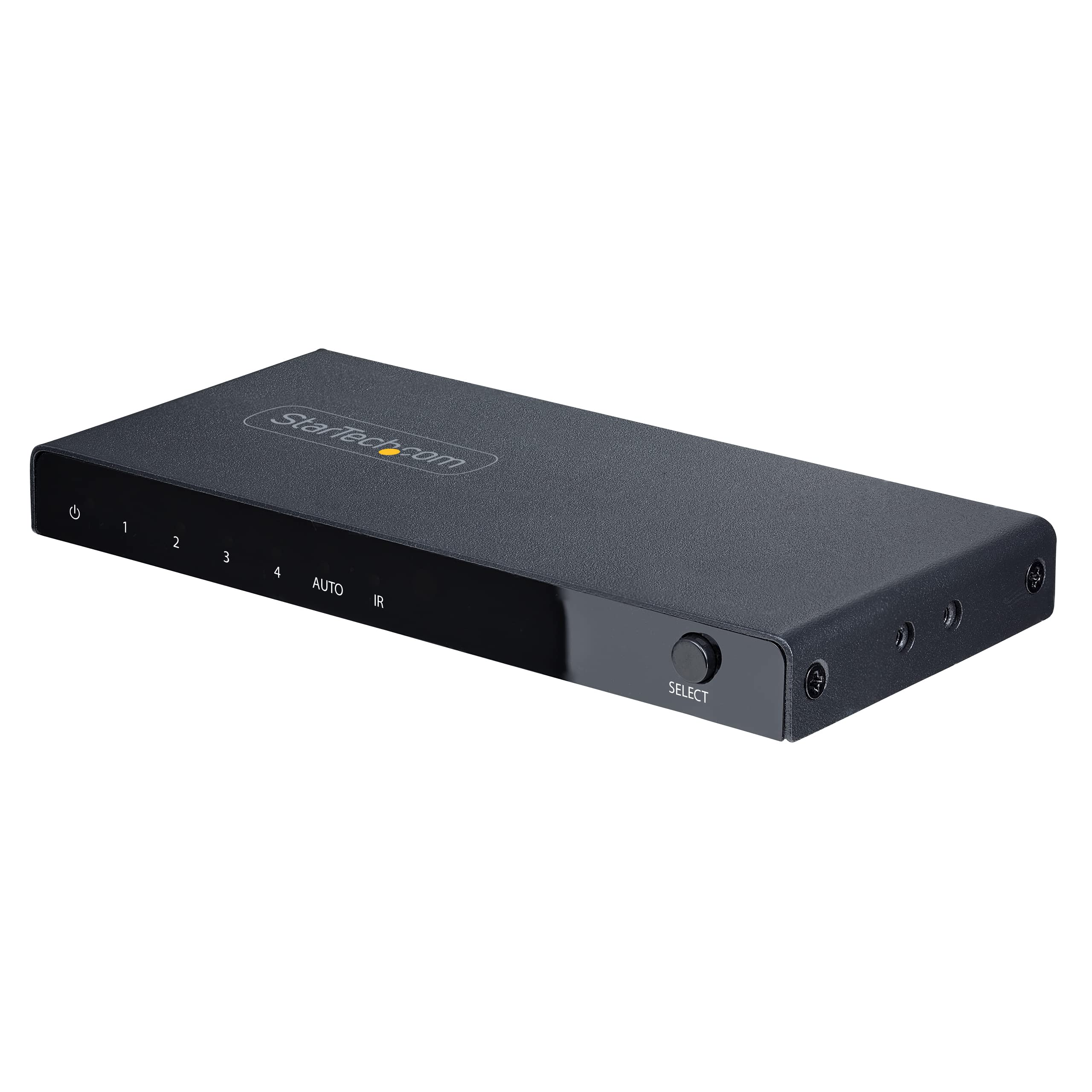 StarTech.com 4-Port HDMI 2.1 Switch - 8K 60Hz & 4K 120Hz HDR10+ UHD Switcher | 4 in 1 Out with Auto/Manual Source Switching | Includes Power Adapter & Remote | Perfect for Gaming, Home Theater & Multi-Device Setups (4PORT-8K-HDMI-SWITCH)
