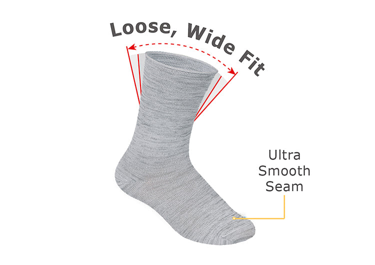 Premium Light Gray Casual & Dress Socks for Men - Comfortable Everyday & Formal Wear - Office, Business, Wedding & Special Occasion Socks