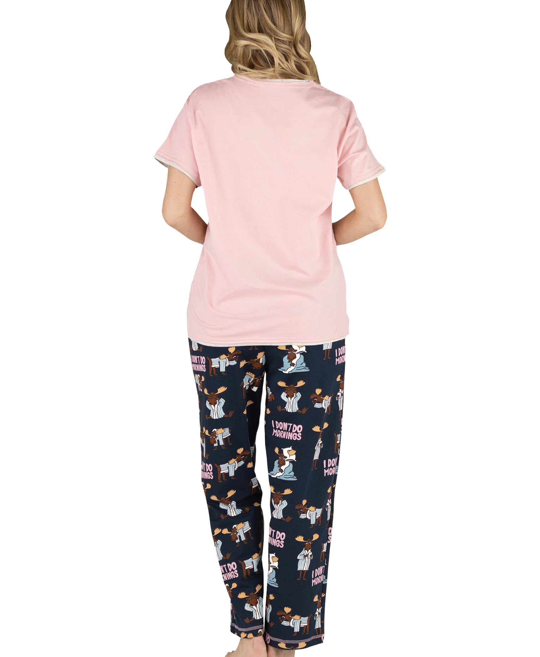 Lazy One Women's Pajama Set - Soft Short Sleeve Sleepwear with Cute Animal Prints, Comfortable Relaxed Fit for Lounge & Sleep - Perfect for Bedtime, Relaxation & Gifts