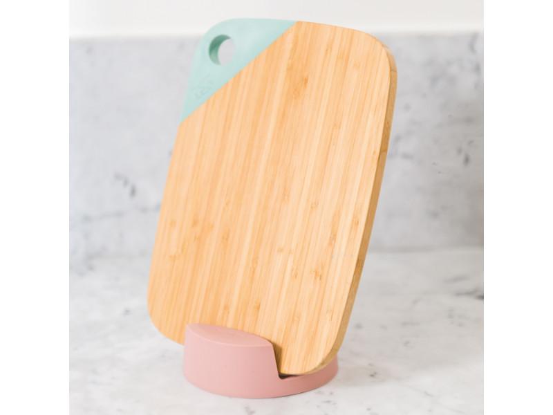 BergHOFF Leo 5 Silicone Spoon Rest - Heat Resistant Non-Slip Kitchen Utensil Holder for Cooking & Serving, Pink - Perfect for Stovetop, Countertop & Dining Table Use