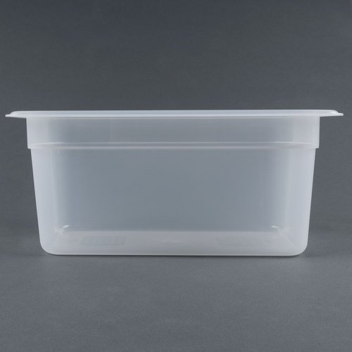 1/3 Size Clear Food Pan - Durable & Stackable for Restaurants, Catering, Buffets & Food Storage